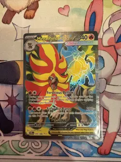 Pokemon TCG Mega Pyroar ex 099/086 Me04: Chaos Rising Holo MINT/Near Mint - Image 2