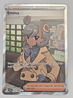 Emma 107/086 Me04: Chaos Rising Holo Pokemon Near Mint - Image 1