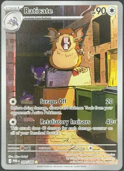 Pokemon - Raticate - 099/088 - ME03: Perfect Order (POR) - NEAR MINT NM - Image 1