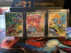 Pokemon TCG First Partner Illustration Collection Series 1 Kanto GEN 1 Starters - Image 1
