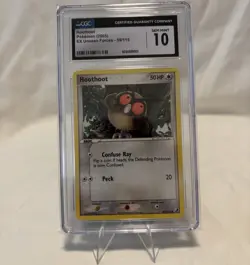 Pokemon TCG: CGC 10 Gem Mint Hoothoot Unseen Forces 59/115 - Image 1