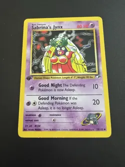 Sabrina's Jynx 1st Edition 59/132 Gym Heroes Pokemon TCG - Image 1