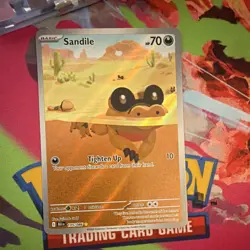 The Pokemon Company Sandile 135/086 Sv: Black Bolt Reverse Holo Common English - Image 1