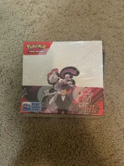 Pokemon Destined Rivals Booster Box Factory Sealed with Acrylic Case - Image 2