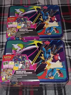 2 Total- Pokemon TCG Collector Chest Fall 2025 Mega Lucario & Mega Gardevoir - Image 1