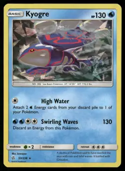 Kyogre 53/236 Rare Cosmic Eclipse Pokemon NM/M - Image 1