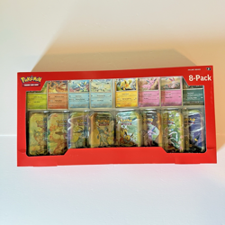 Pokemon TCG, Prismatic Evolutions, 8 Mini Tins Display, Costco Exclusive, Promos - Image 1