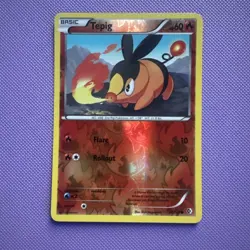 Tepig 24/149 Pokemon Boundaries Crossed Reverse Holo - Image 1