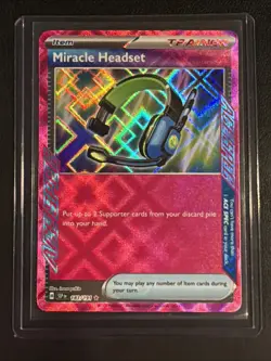 Miracle Headset 183/191 ACE SPEC Rare Surging Sparks Pokemon Holo Near Mint - Image 1