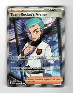 Pokemon - Team Rocket's Archer - Ultra Rare - Destined Rivals #223 NM - Image 1