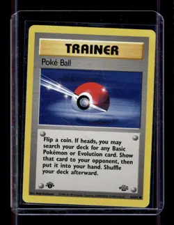 Pokemon Poke Ball 64/64 Trainer Jungle 1st Edition Non-Holo Common - Image 1
