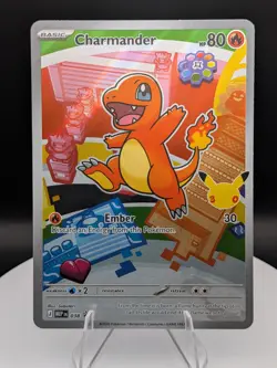 Pokemon TCG: First Partner: Mega MEP 038: Charmander Black Star Promo (NM) - Image 1
