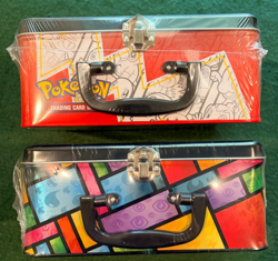 Pokemon Pikachu Celebrations & Eevee Treasure Chest Lunchbox Tin Lot (2) - READ - Image 5