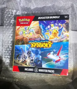 Pokemon TCG Surging Sparks Booster Bundle Scarlet and Violet 6 packs - Image 1