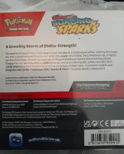 Pokemon TCG Surging Sparks Booster Bundle Scarlet and Violet 6 packs - Image 2