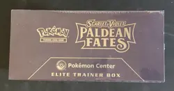 Paldean Fates Pokemon Center Elite Trainer Box ETB New Sealed With Protector - Image 3