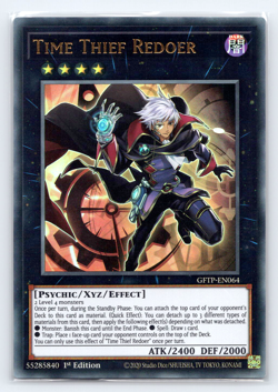 Time Thief Redoer - GFTP-EN064 - Ultra Rare - 1st Edition Yugioh - Image 1