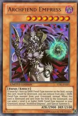 1x (EX) Archfiend Empress - STBL-ENSP1 - Ultra Rare - Limited Edition YuGiOh - Image 1