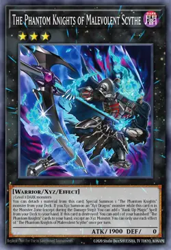 Yugioh CORI-EN037 - The Phantom Knights of Malevolent Scythe - Super Rare - Image 1