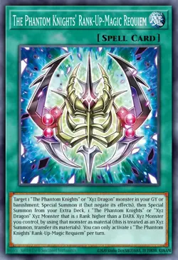 Yugioh CORI-EN057 - The Phantom Knights' Rank-Up-Magic Requiem - Common - Image 1