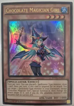 YuGiOh Chocolate Magician Girl Ultra Rare 1st Edition MVP1-EN052 - Image 1