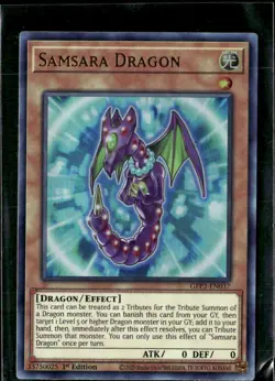 Yu-Gi-Oh Samsara Dragon 1st Edition Ultra Rare GFP2-EN037 - Image 1