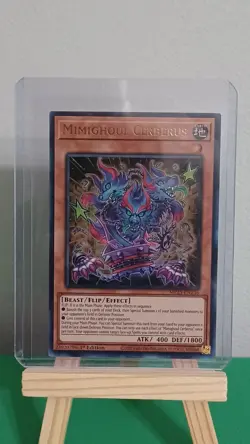 2025 Yugioh Mimighoul Cerberus MP25-EN236 Ultra Rare 1st Edition - Image 5