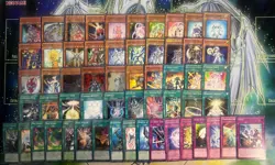 JADEN YUKI NEO-SPACIAN GLOW DARK FLARE COSMO NEOS RAINBOW DRAGON YUGIOH GX DECK - Image 1