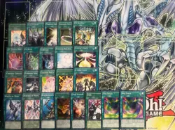 JADEN YUKI NEO-SPACIAN GLOW DARK FLARE COSMO NEOS RAINBOW DRAGON YUGIOH GX DECK - Image 3