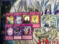 JADEN YUKI NEO-SPACIAN GLOW DARK FLARE COSMO NEOS RAINBOW DRAGON YUGIOH GX DECK - Image 4