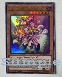 TOON DARK MAGICIAN GIRL (DUPO-EN041) ULTRA RARE 1ST EDITION Yugioh - Holo NM - Image 1