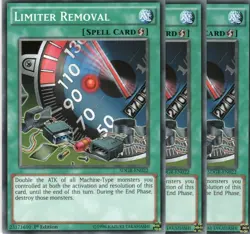 yugioh 3x Limiter Removal SDGR-EN022 COMMON 1AUFLAGE ENGLISCH - Image 1