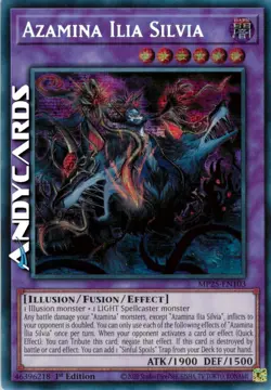 AZAMINA ILIA SILVIA • Segreta Prismatica • MP25 EN103 • 1Ed • Yugioh! ANDYCARDS - Image 1