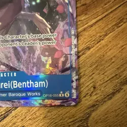 Mr. 2 Bon Kurei (Bentham) OP16-055 Rare Alternate Art Holo Full Art — One Piece - Image 4