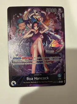One Piece TCG Leader Boa Hancock OP07-038 Alt Art 500 Years In The Future NM - Image 1