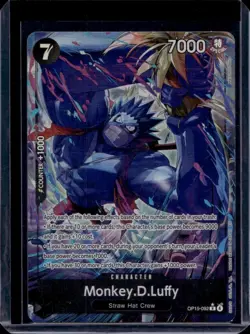 Monkey.D.Luffy Alt. Art OP15-092 Adventure on Kami's Island R One Piece - Image 1