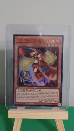 2025 Yugioh Fire King Courtier Ulcanix MP25-EN262 Ultra Rare 1st Edition - Image 5