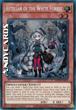 ASTELLAR OF THE WHITE FOREST • Segreta Prismatica • MP25 EN079 • 1Ed • Yugioh! - Image 1