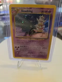 Pokemon TCG Slowking Neo Genesis Holo Rare Card 14/111 - Image 2