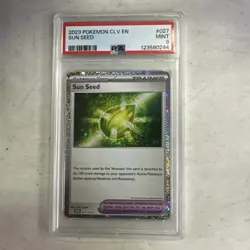 Sun Seed 027/034 Trading Card Game Classic Holo PSA 9 - Image 1