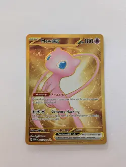 Pokemon Mew EX TCG Scarlet & Violet-151 Hyper Rare Card 205/165 NM/M Condition - Image 1