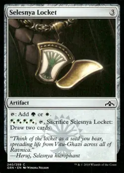 Selesnya Locket 240/259 Guilds of Ravnica MTG Magic The Gathering card - Image 1
