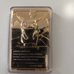 pokemon 23k gold plated trading card pikachu - Image 2