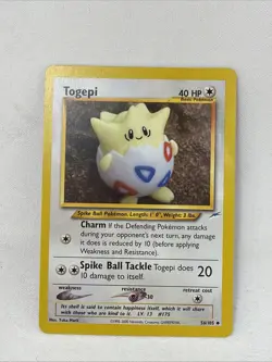 Vintage Pokemon TCG - Togepi 56/105 - Neo Destiny - Image 1