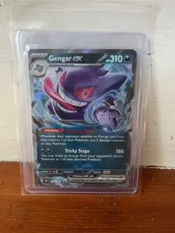 Gengar EX Scarlet and Violet Pokemon Card 104/162 FREE SHIPPING - Image 1