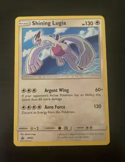 Pokemon Company Shining Lugia Promo Holo SM82 130HP EN 2017 SM - Image 1