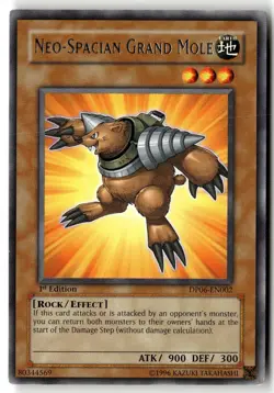 Neo-Spacian Grand Mole DP06-EN002 Rare Yu-Gi-Oh 1st Edition Lightly Played - Image 1