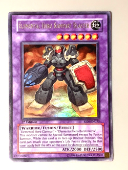 yugioh Elemental Hero Rampart Blaster EEN-EN033 1st Edition Ultra rare Near Mint - Image 2