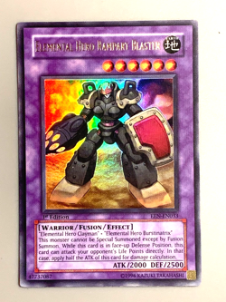 yugioh Elemental Hero Rampart Blaster EEN-EN033 1st Edition Ultra rare Near Mint - Image 3