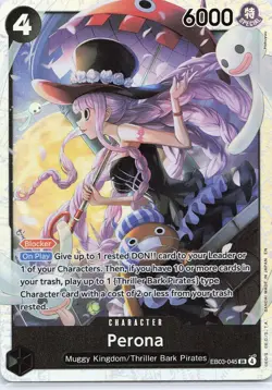 ONE PIECE Perona (045) #EB03-045 Foil One Piece Heroines Edition NM - Image 1